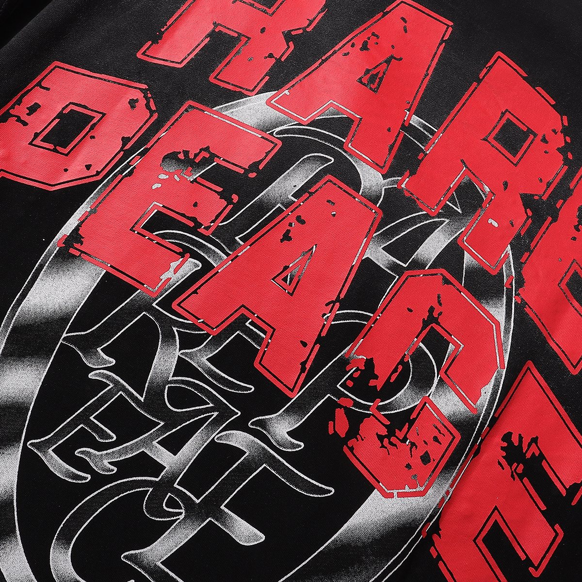 RARE PEACE No Longer Human Skull Graphic T-Shirt ¡ª detail