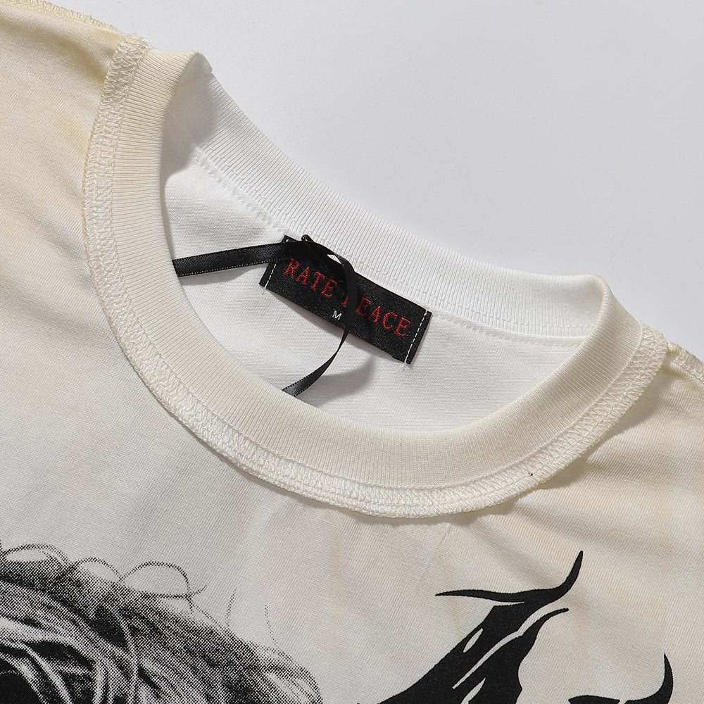 RARE PEACE Trust No One Graphic T-Shirt ¡ª neck_label