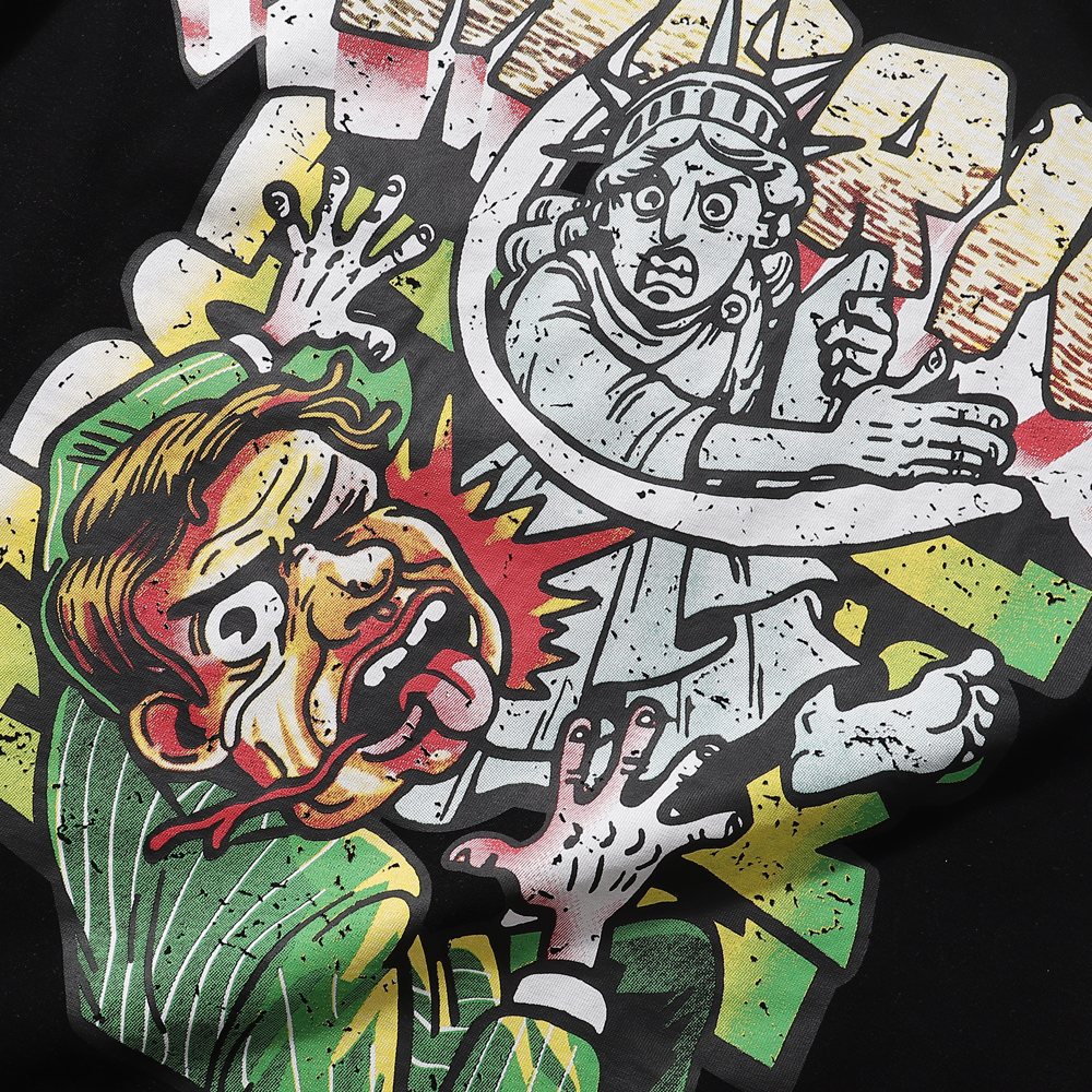 RARE PEACE America Graphic Short-Sleeve T-Shirt ¡ª detail