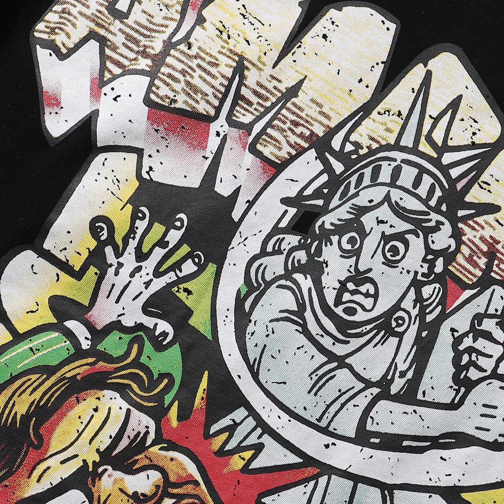 RARE PEACE America Graphic Short-Sleeve T-Shirt ¡ª detail