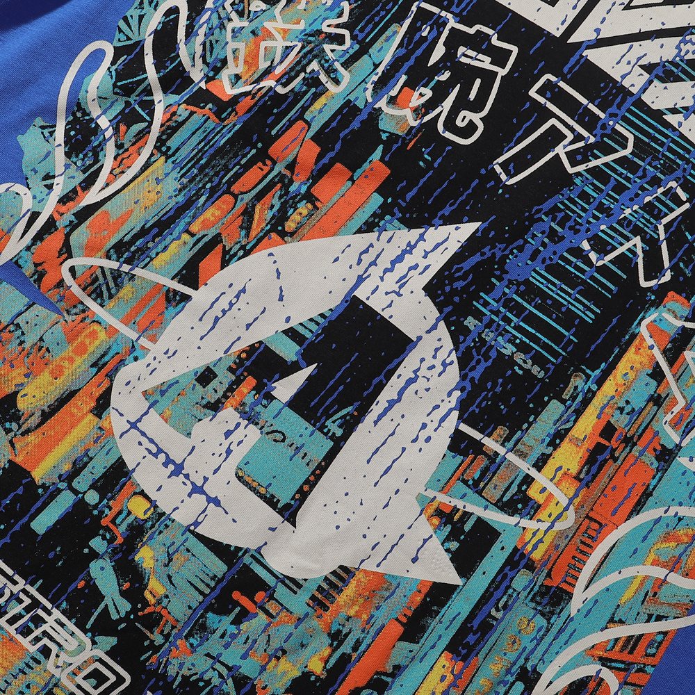 R3BEL Night City Character Graphic T-Shirt ¡ª detail