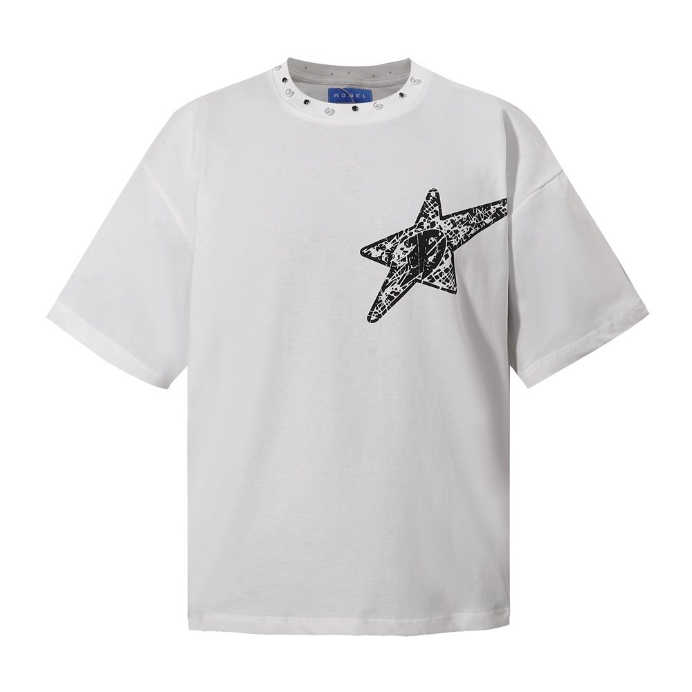 R3BEL 14 Saints Embellished Graphic T-Shirt ¡ª hero