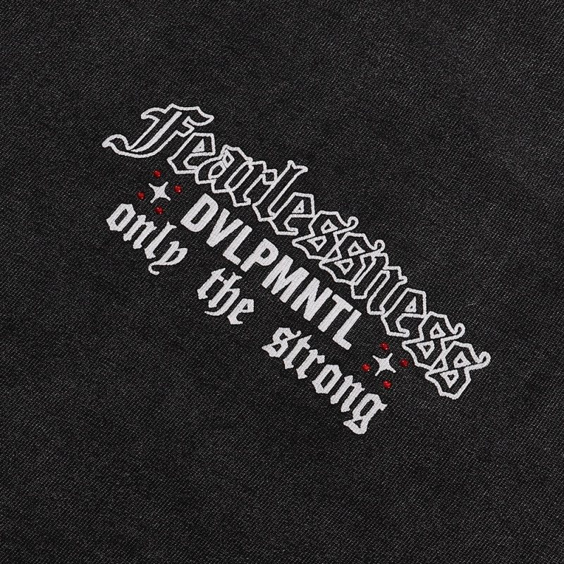 R3BEL Fearlessness Gothic Graphic T-Shirt ¡ª detail