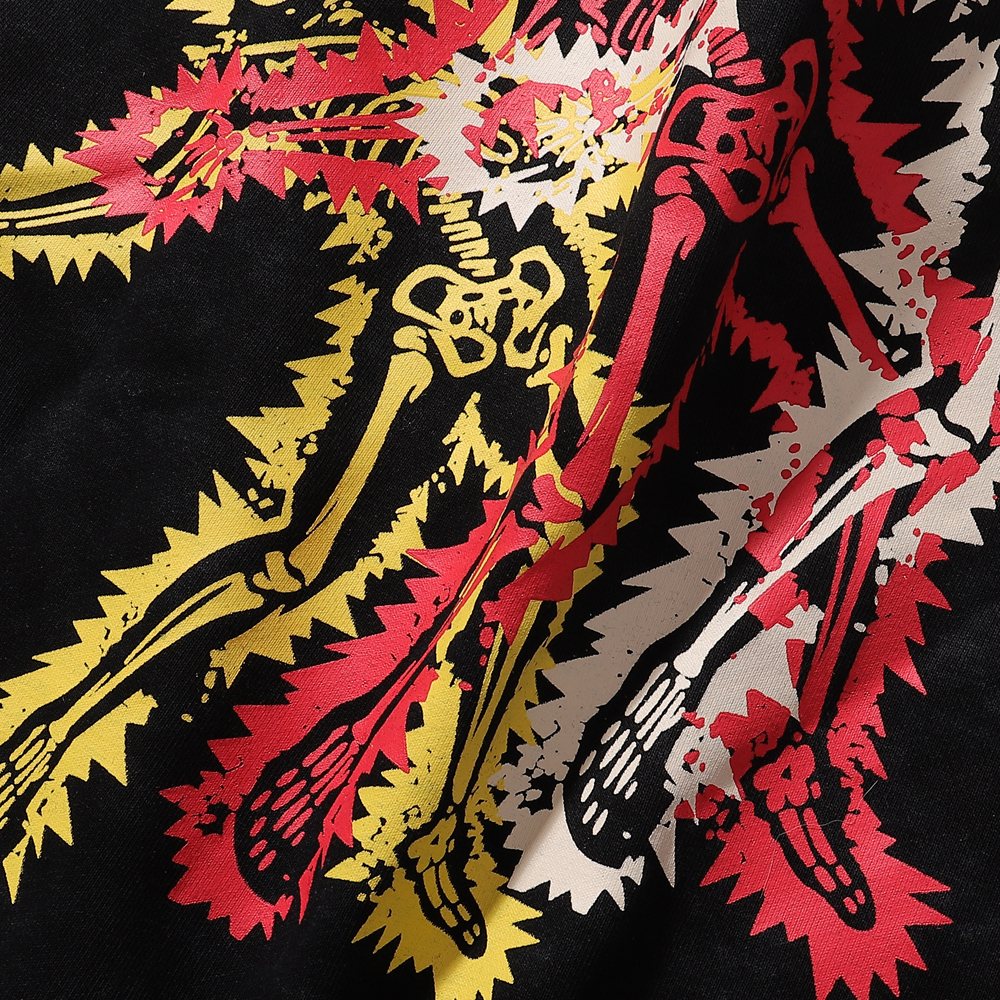 KLEEP Rise & Rebel Skeleton Graphic T-Shirt ¡ª detail