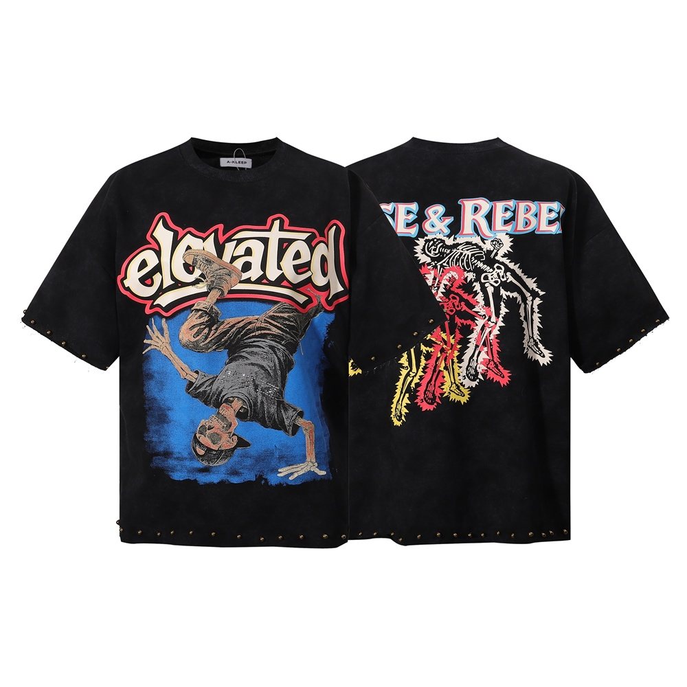 KLEEP Rise & Rebel Skeleton Graphic T-Shirt ¡ª hero