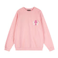 Chrome Hearts Pink Graphic Applique Crewneck Sweatshirt ¡ª hero