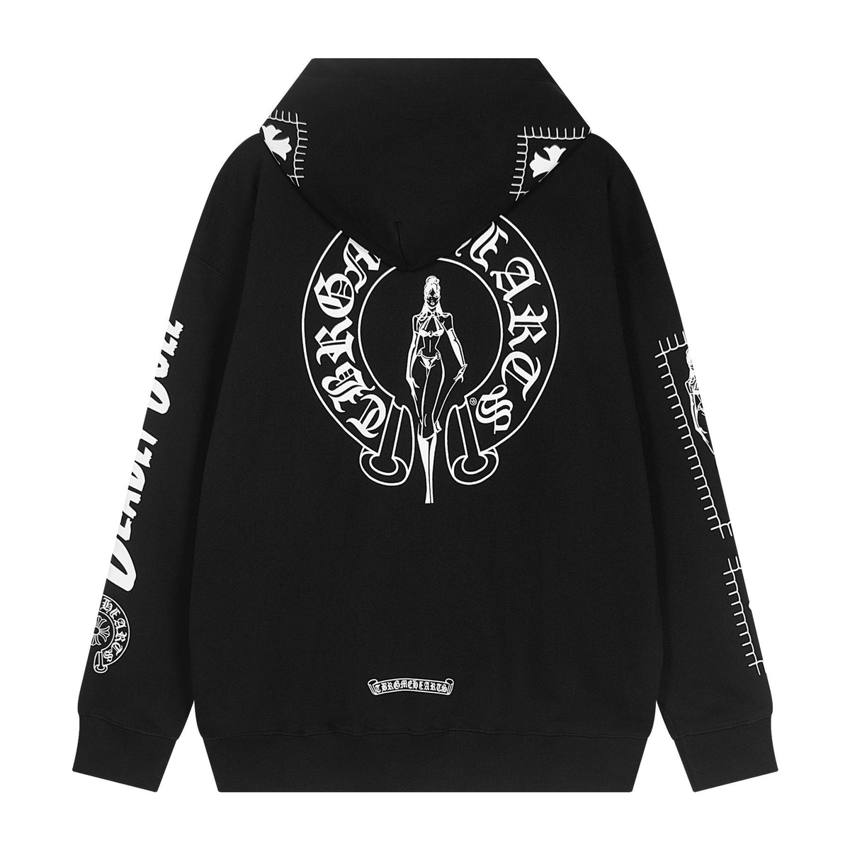 Chrome Hearts Cartoon Figure Graphic Hoodie ¡ª back