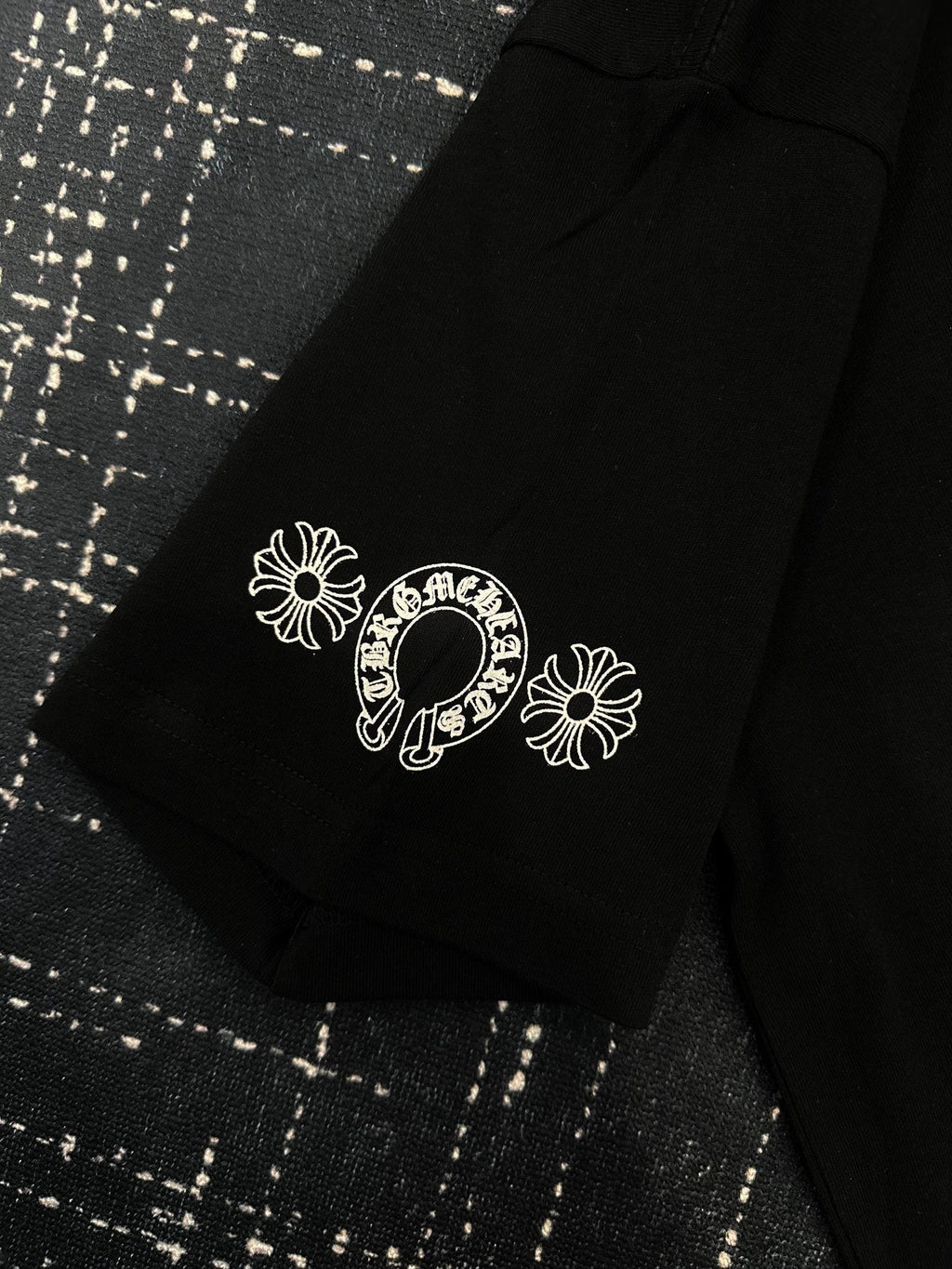 Chrome Hearts Rainbow Horseshoe Cross Graphic T-Shirt ¡ª detail