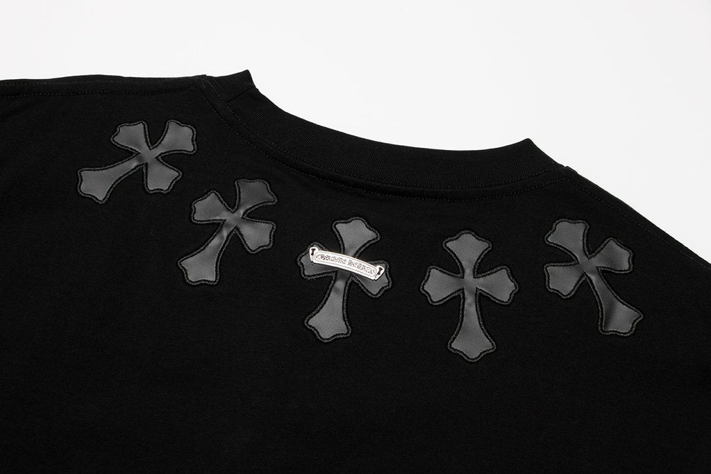 Chrome Hearts Cross Applique Short-Sleeve T-Shirt ¡ª detail