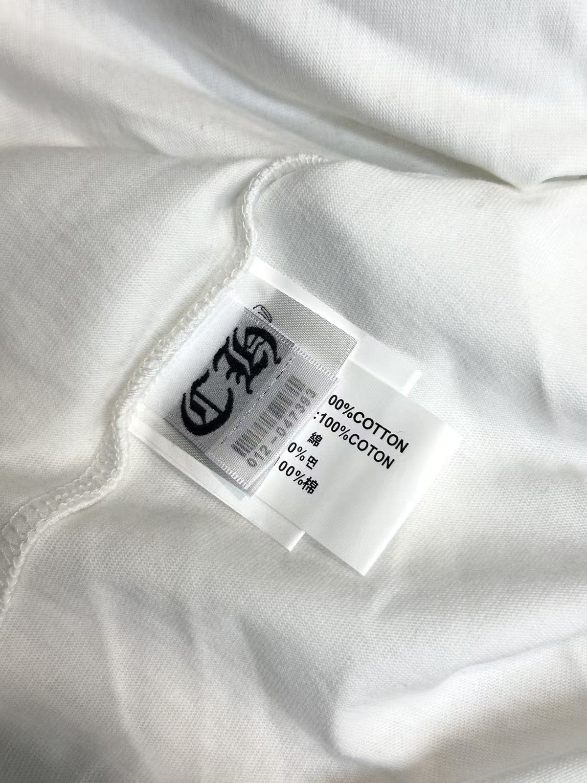 Chrome Hearts Horseshoe Cross Graphic T-Shirt ¡ª neck_label