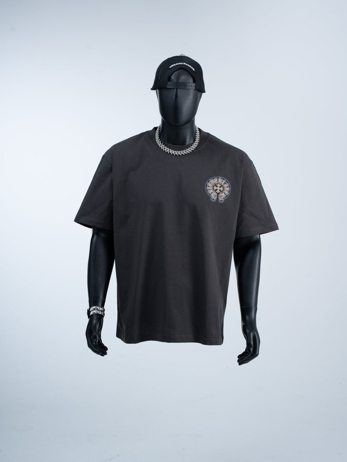 Chrome Hearts Horseshoe Cross Graphic T-Shirt ¡ª front