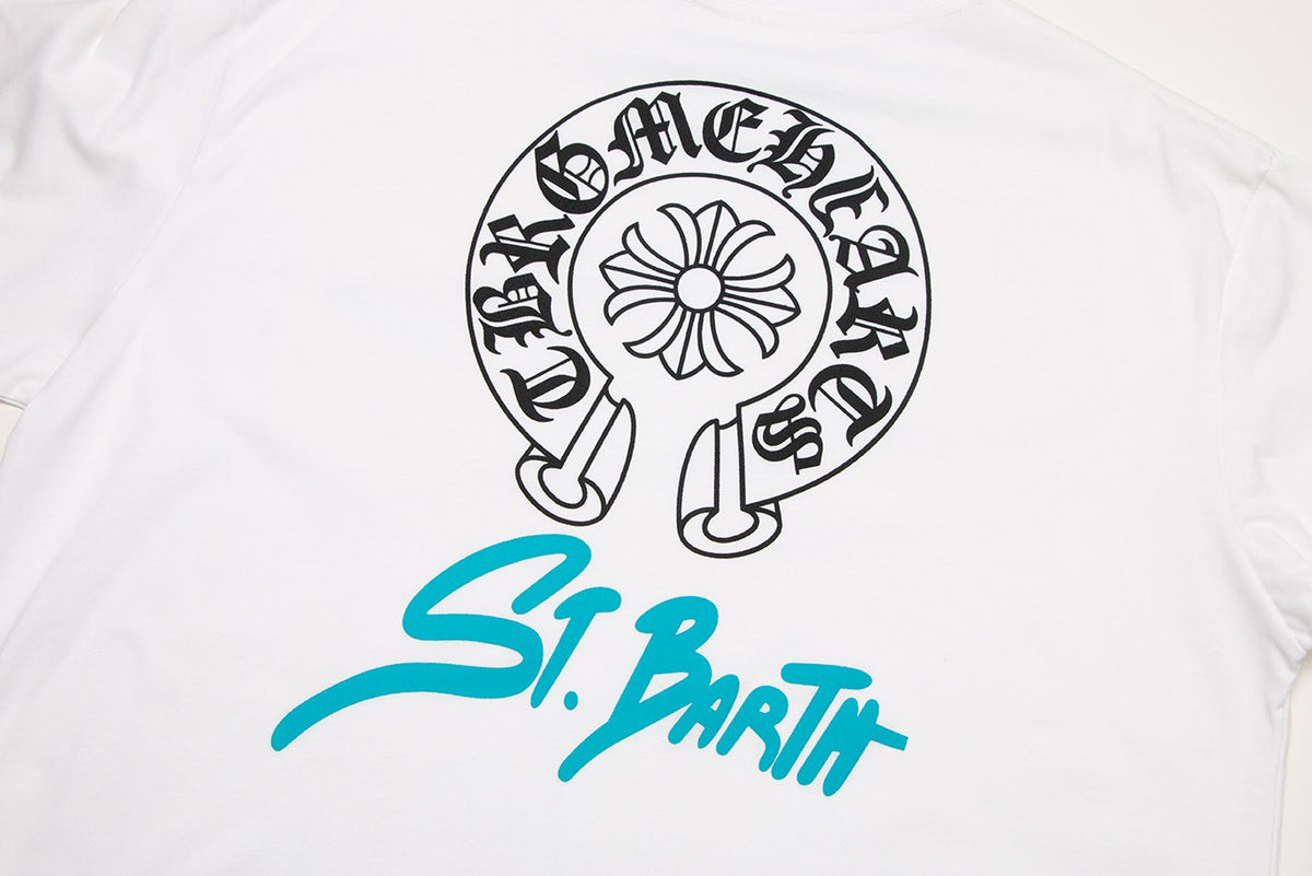 Chrome Hearts Horseshoe Floral Graphic T-Shirt ¡ª detail