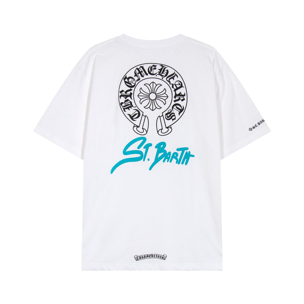 Chrome Hearts Horseshoe Floral Graphic T-Shirt ¡ª hero