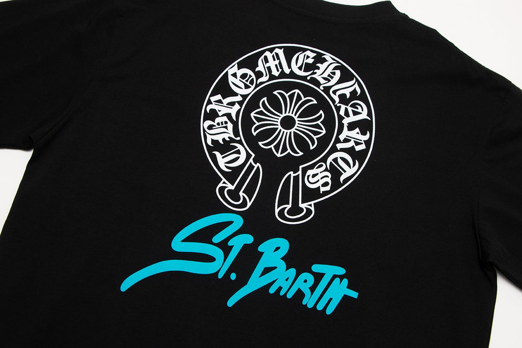 Chrome Hearts Horseshoe Floral Graphic T-Shirt ¡ª detail
