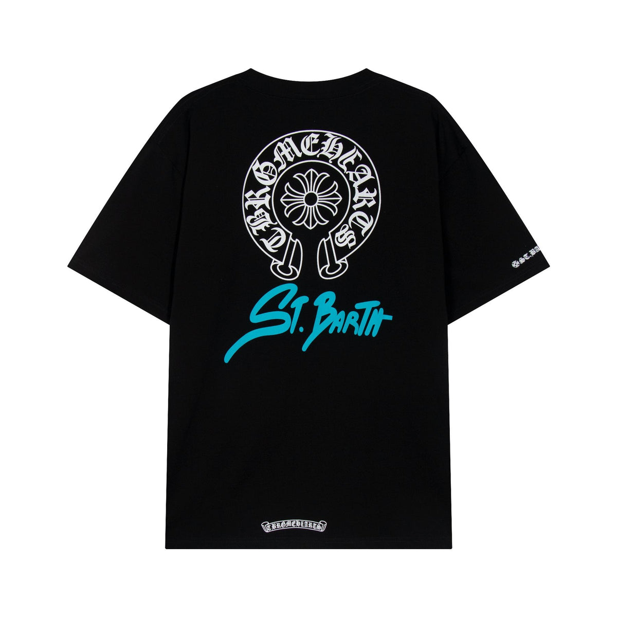 Chrome Hearts Horseshoe Floral Graphic T-Shirt ¡ª back