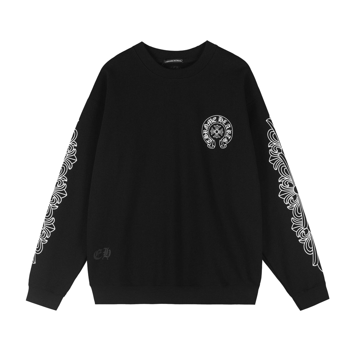Chrome Hearts Front & Sleeve Graphic Crewneck Sweatshirt ¡ª hero