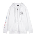 Chrome Hearts Rainbow Horseshoe Graphic Zip-Up Hoodie ¡ª hero