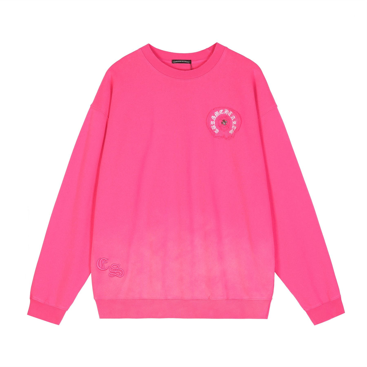 Chrome Hearts Horseshoe Graphic Crewneck Sweatshirt ¡ª front