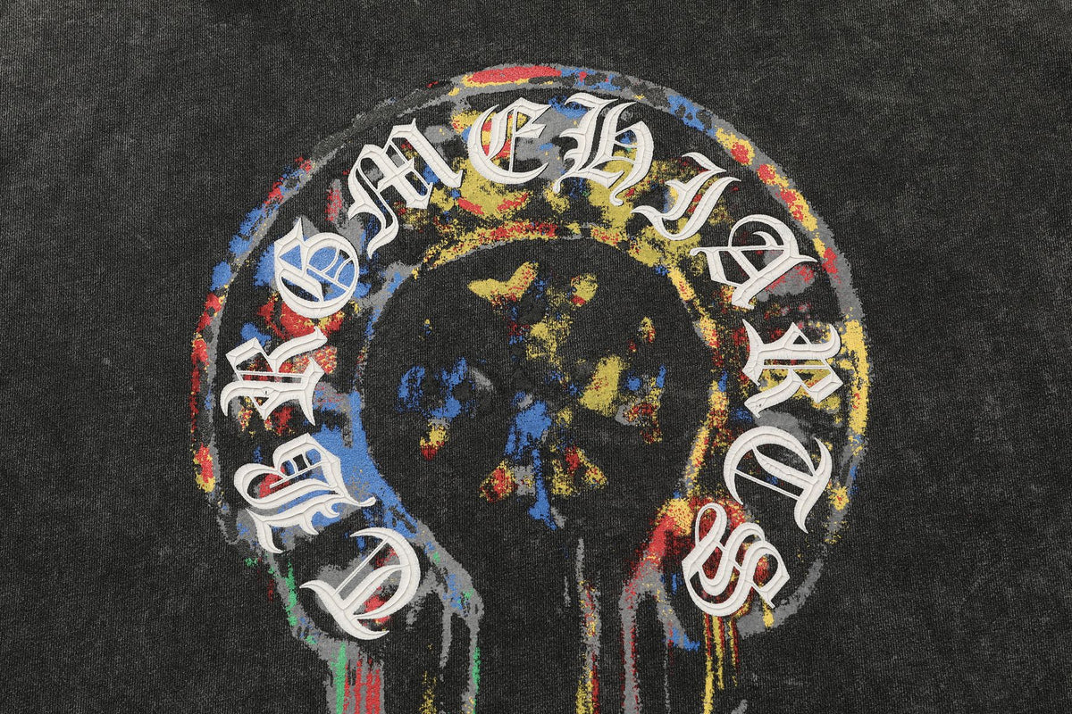 Chrome Hearts Sanskrit Graphic Pullover Hoodie ¡ª detail