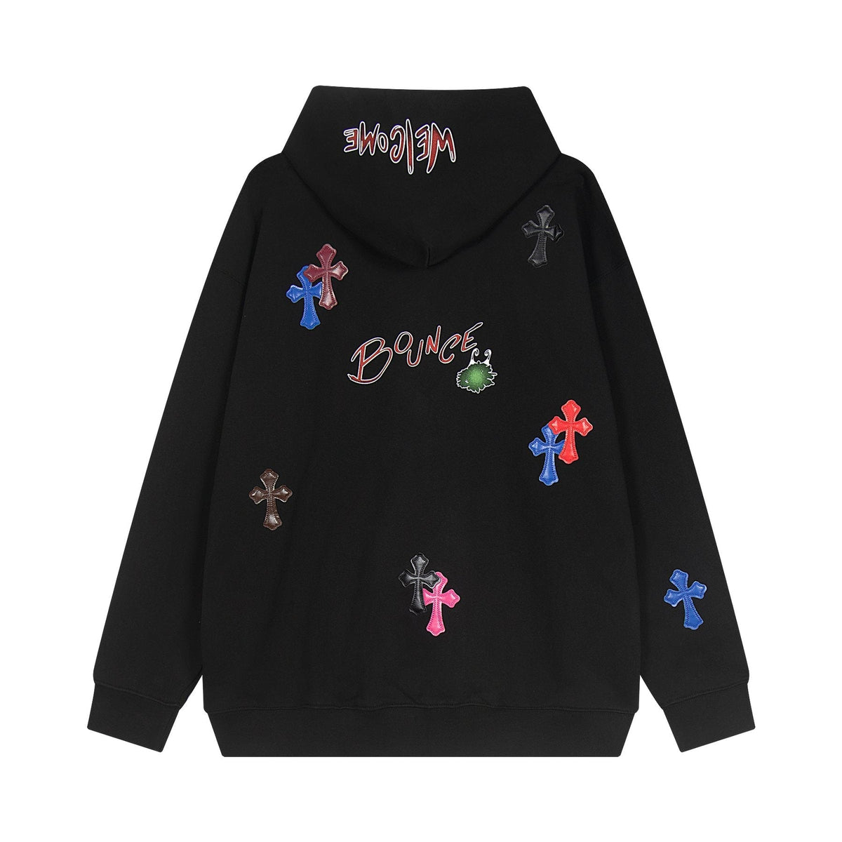 Chrome Hearts Cross Graphic Pullover Hoodie - Black ¡ª back