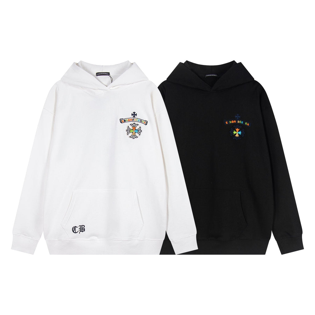 Chrome Hearts Rainbow Logo Embroidered Hoodie ¡ª comparison