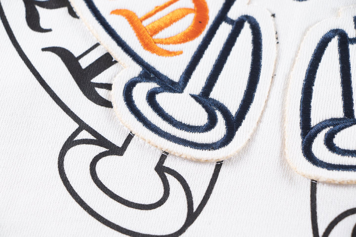 Chrome Hearts Rainbow Logo Embroidered Hoodie ¡ª detail