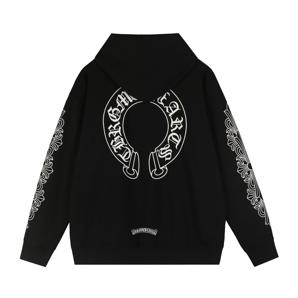 Chrome Hearts Horseshoe Graphic Pullover Hoodie ¡ª back
