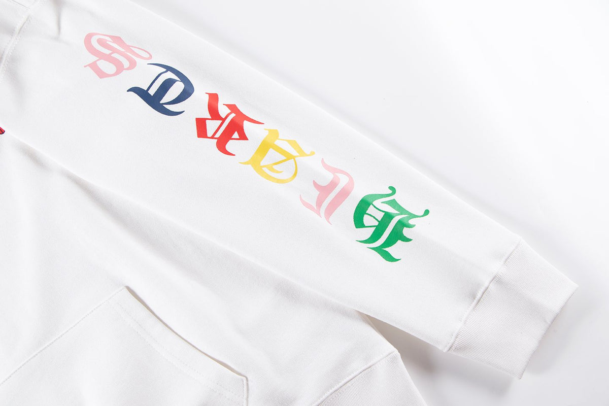 Chrome Hearts Multicolor Cross Graphic Hoodie ¡ª detail