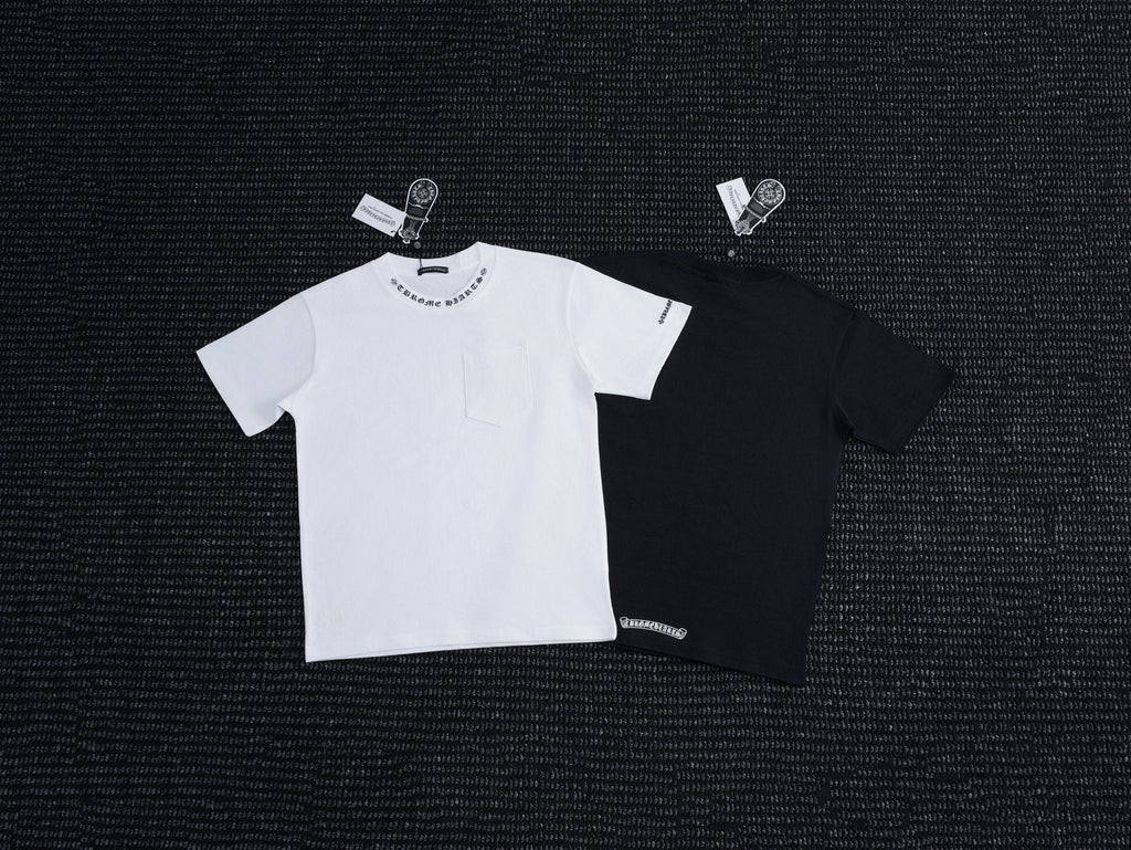 Chrome Hearts Sanskrit Letter Print Pocket T-Shirt ¡ª comparison