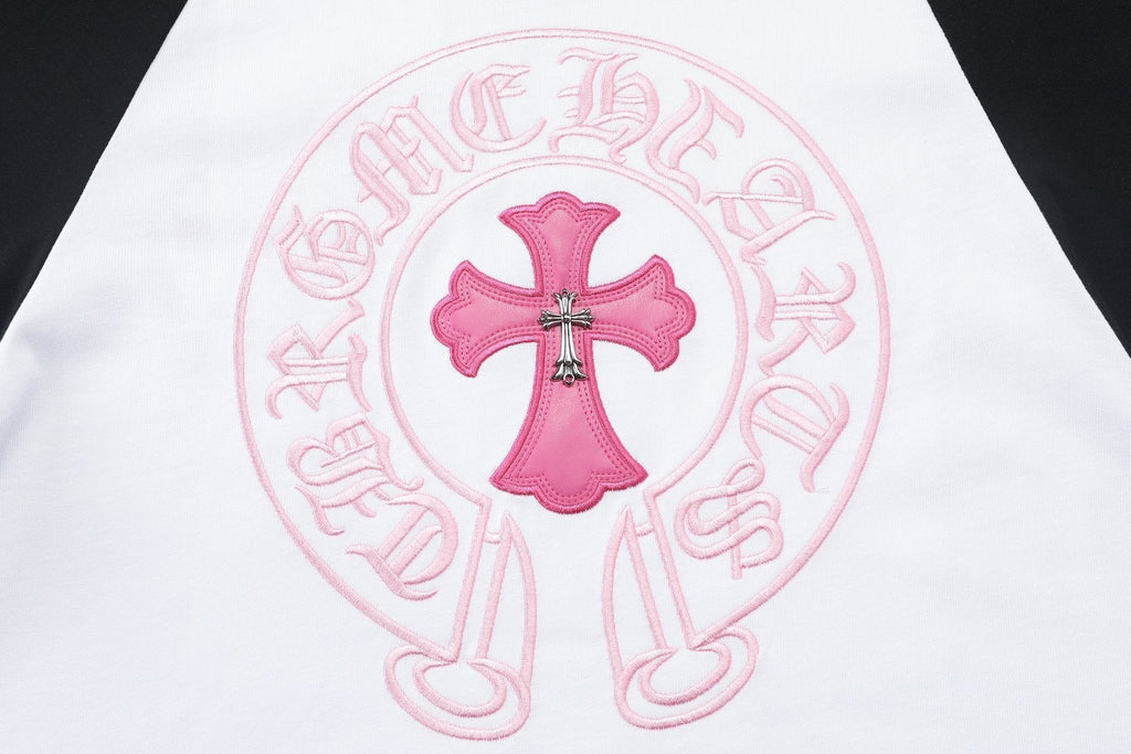 Chrome Hearts Cross Graphic Raglan Long-Sleeve T-Shirt ¡ª detail