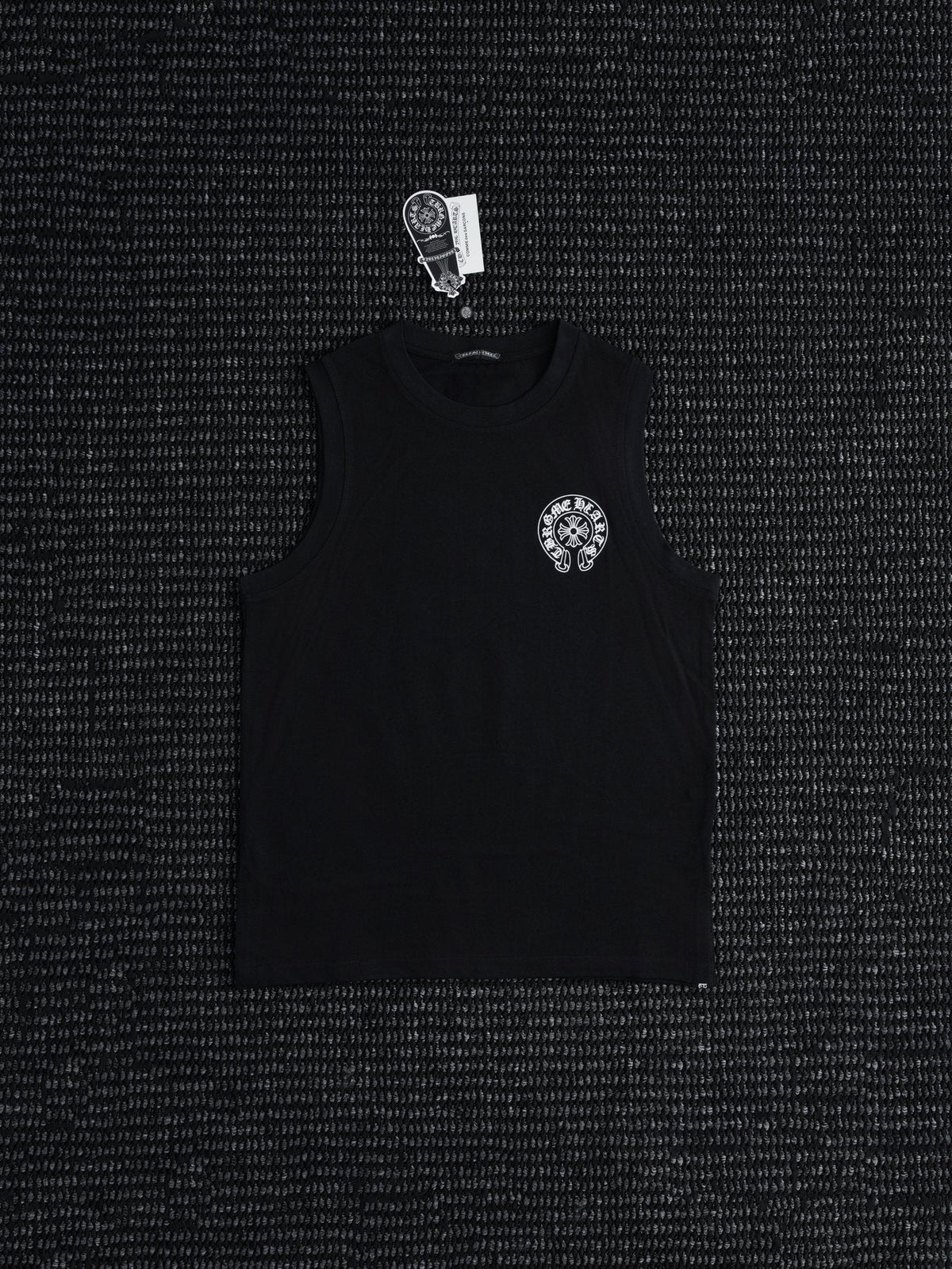 Chrome Hearts Rainbow Horseshoe Graphic Sleeveless T-Shirt ¡ª front