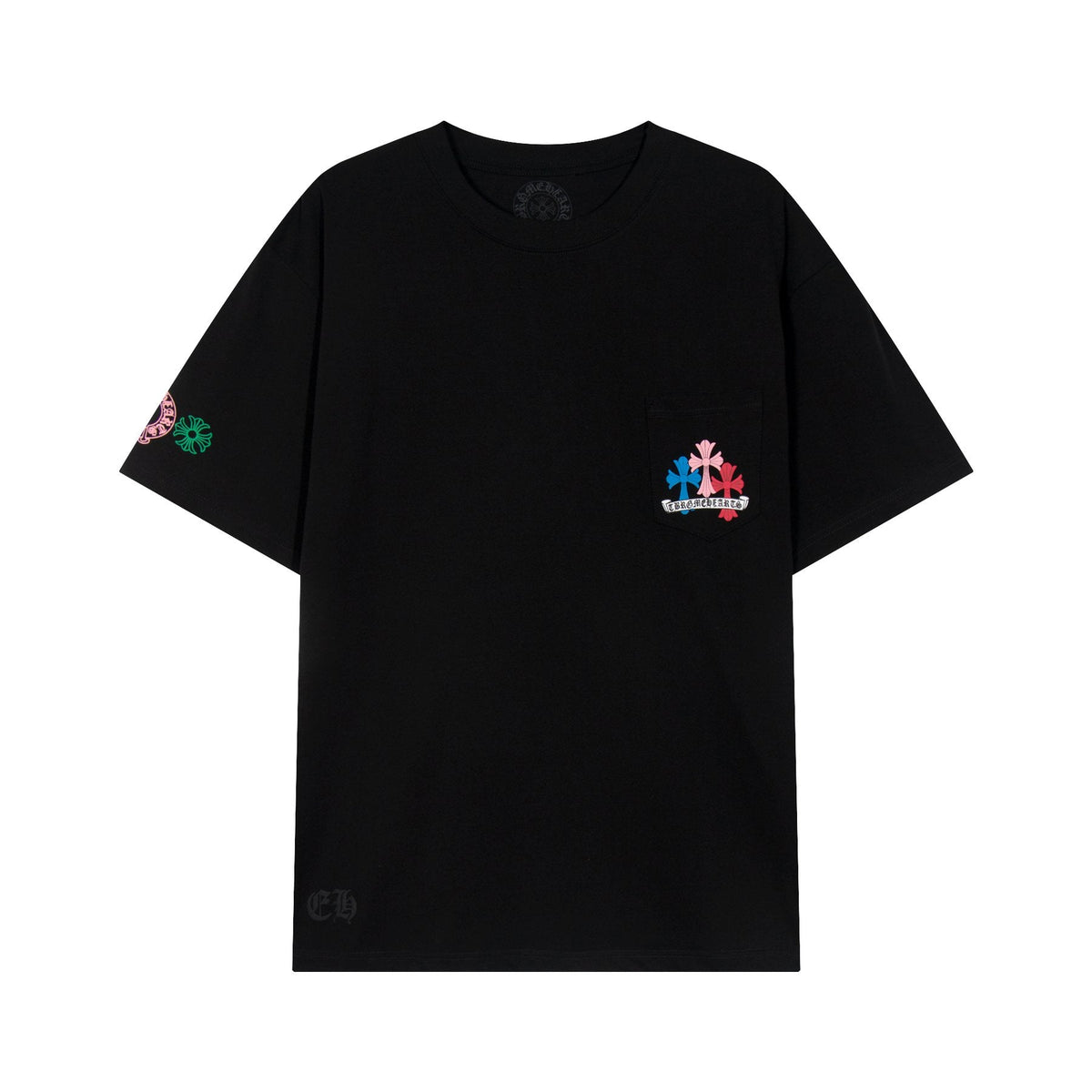 Chrome Hearts Sanskrit Rainbow Cross Graphic T-Shirt ¡ª front