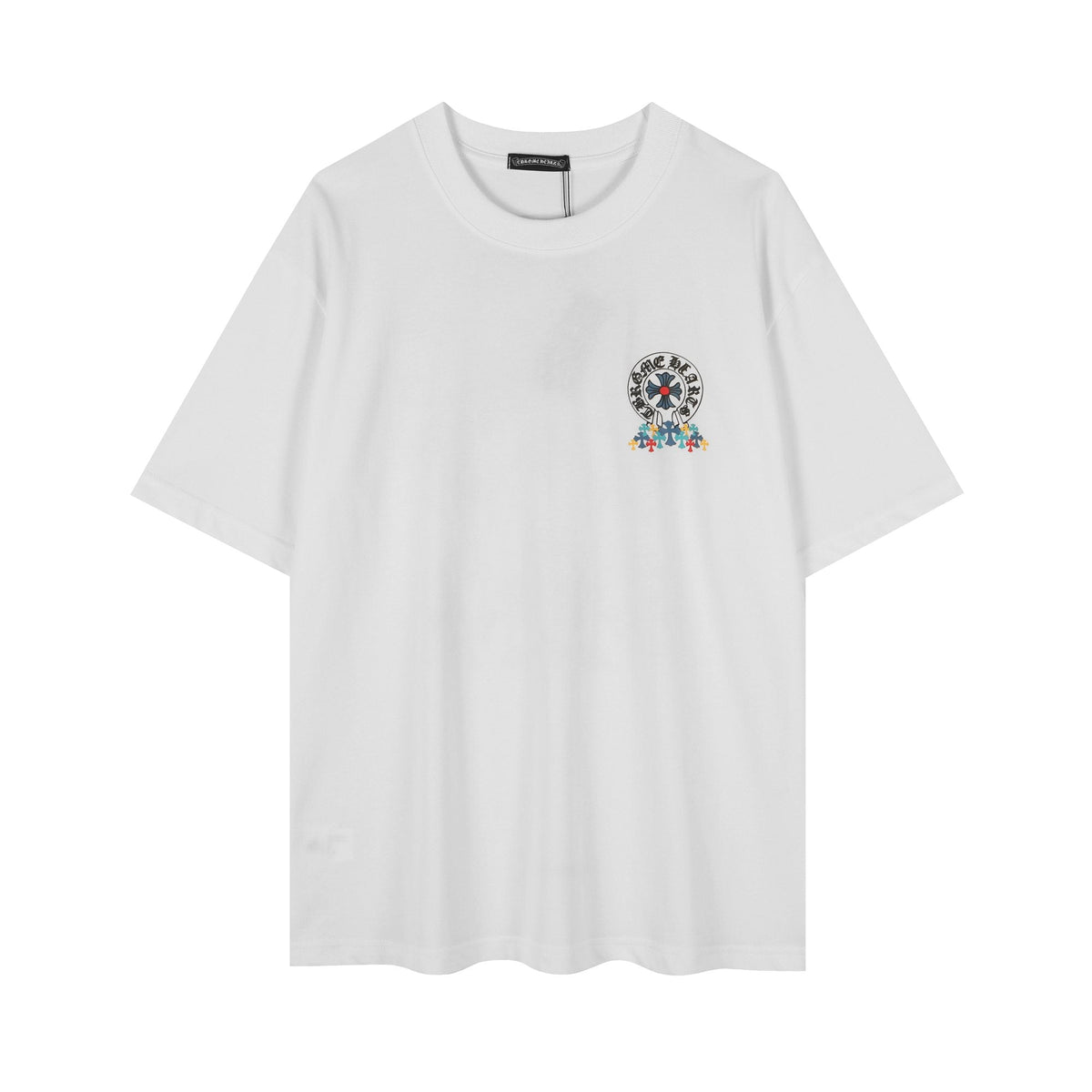 Chrome Hearts Rainbow Floral Cross Graphic T-Shirt ¡ª hero