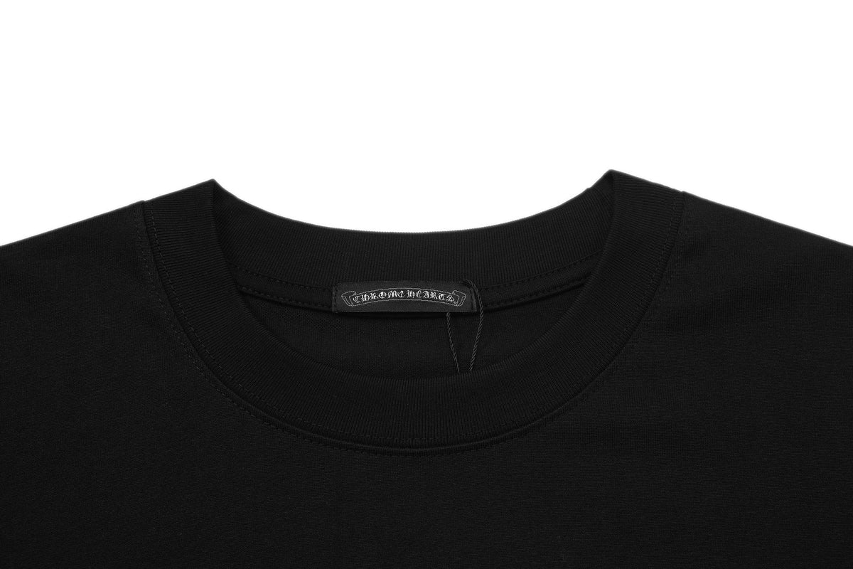 Chrome Hearts Fleur-De-Lis Crest Graphic T-Shirt ¡ª neck_label