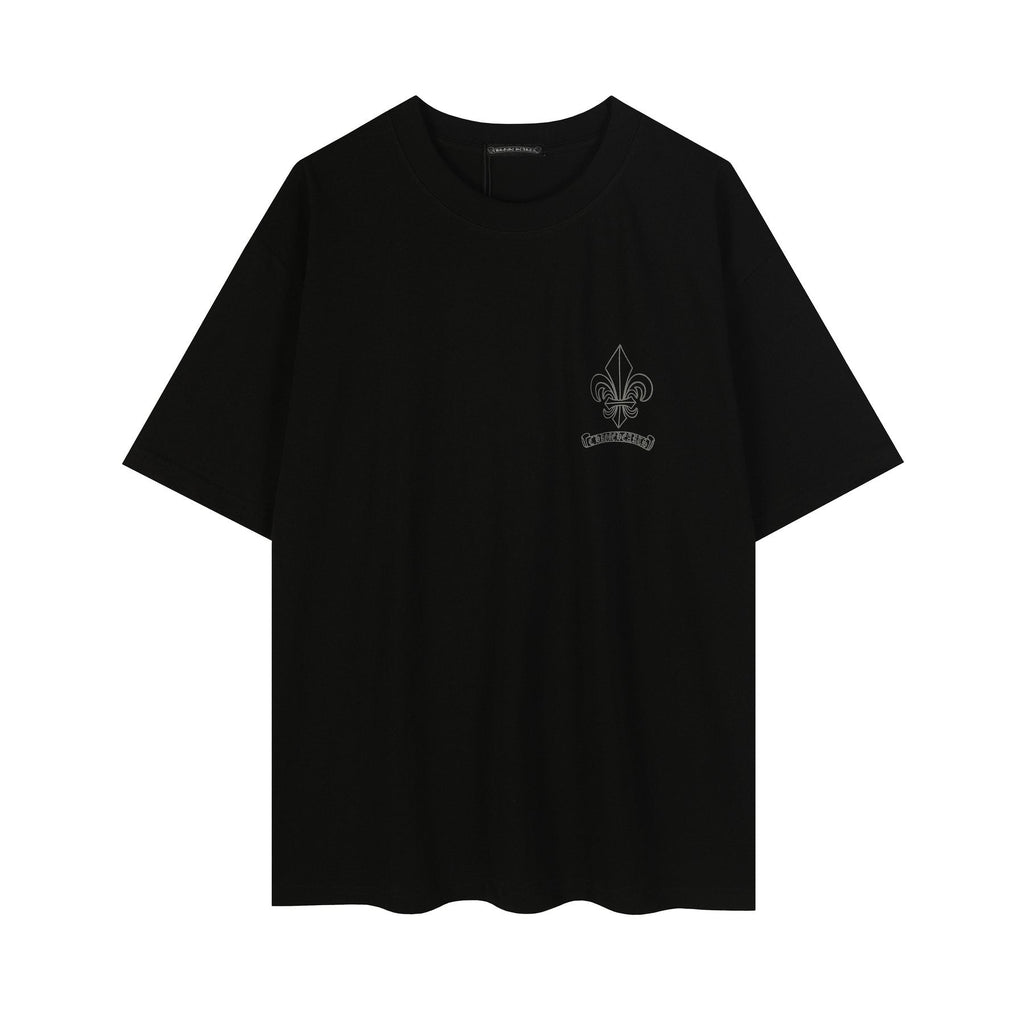 Chrome Hearts Fleur-De-Lis Crest Graphic T-Shirt ¡ª front