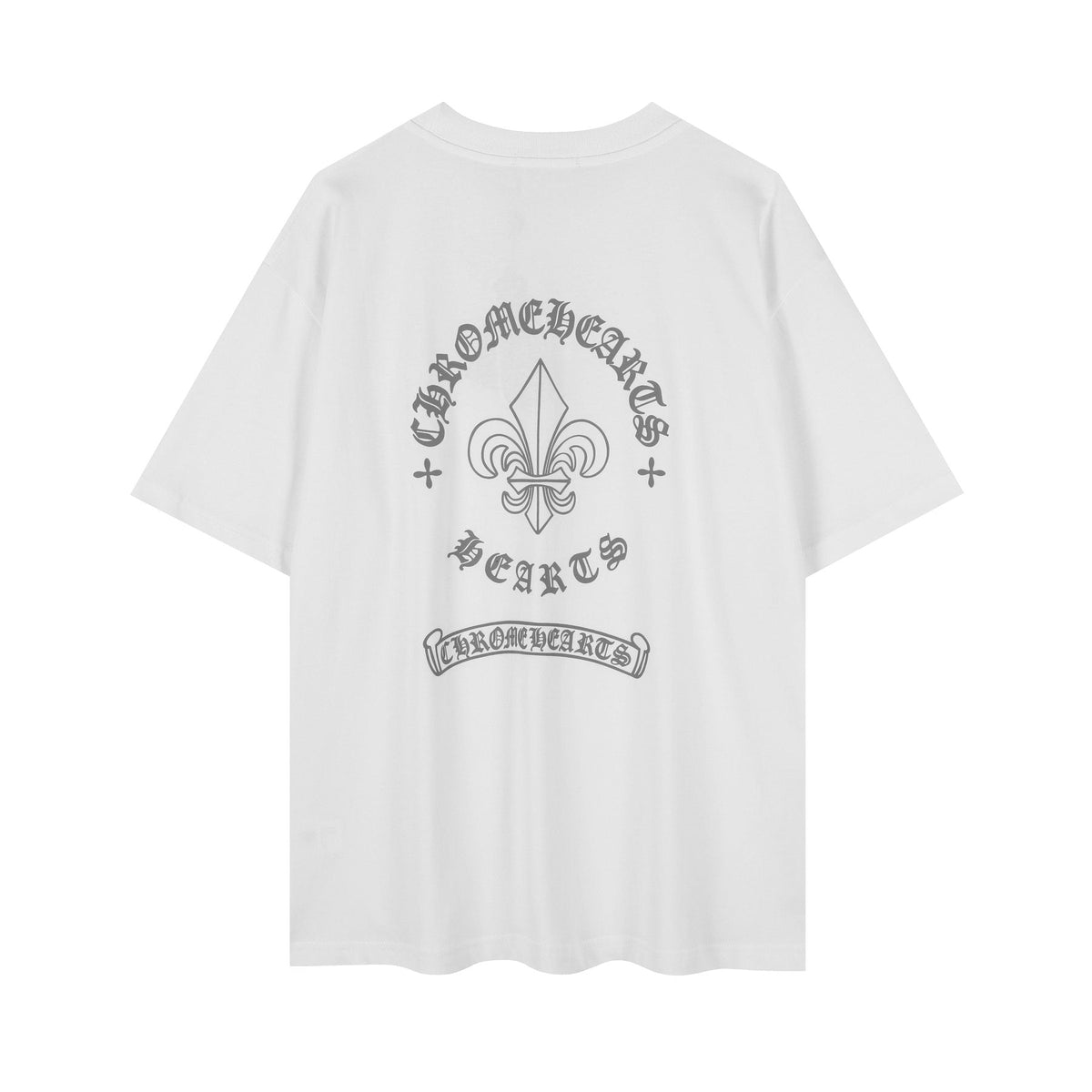 Chrome Hearts Fleur-De-Lis Crest Graphic T-Shirt ¡ª back