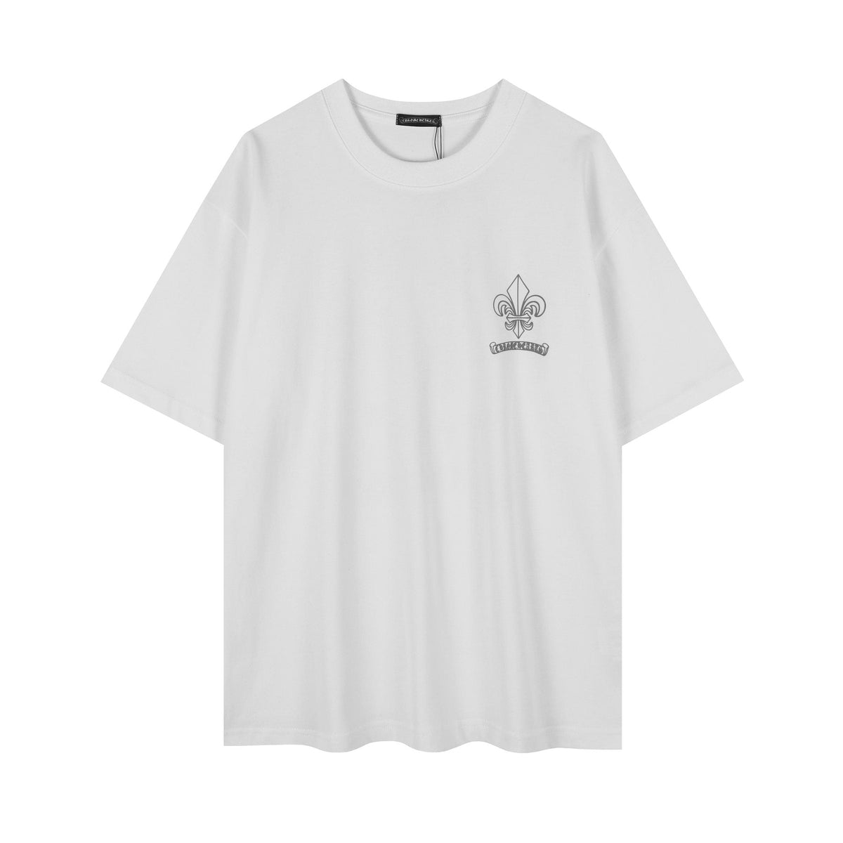 Chrome Hearts Fleur-De-Lis Crest Graphic T-Shirt ¡ª front