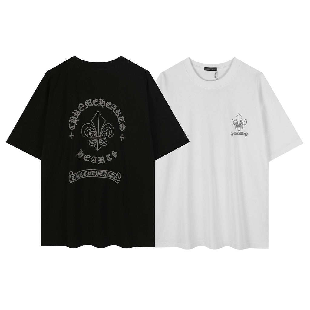 Chrome Hearts Fleur-De-Lis Crest Graphic T-Shirt ¡ª comparison