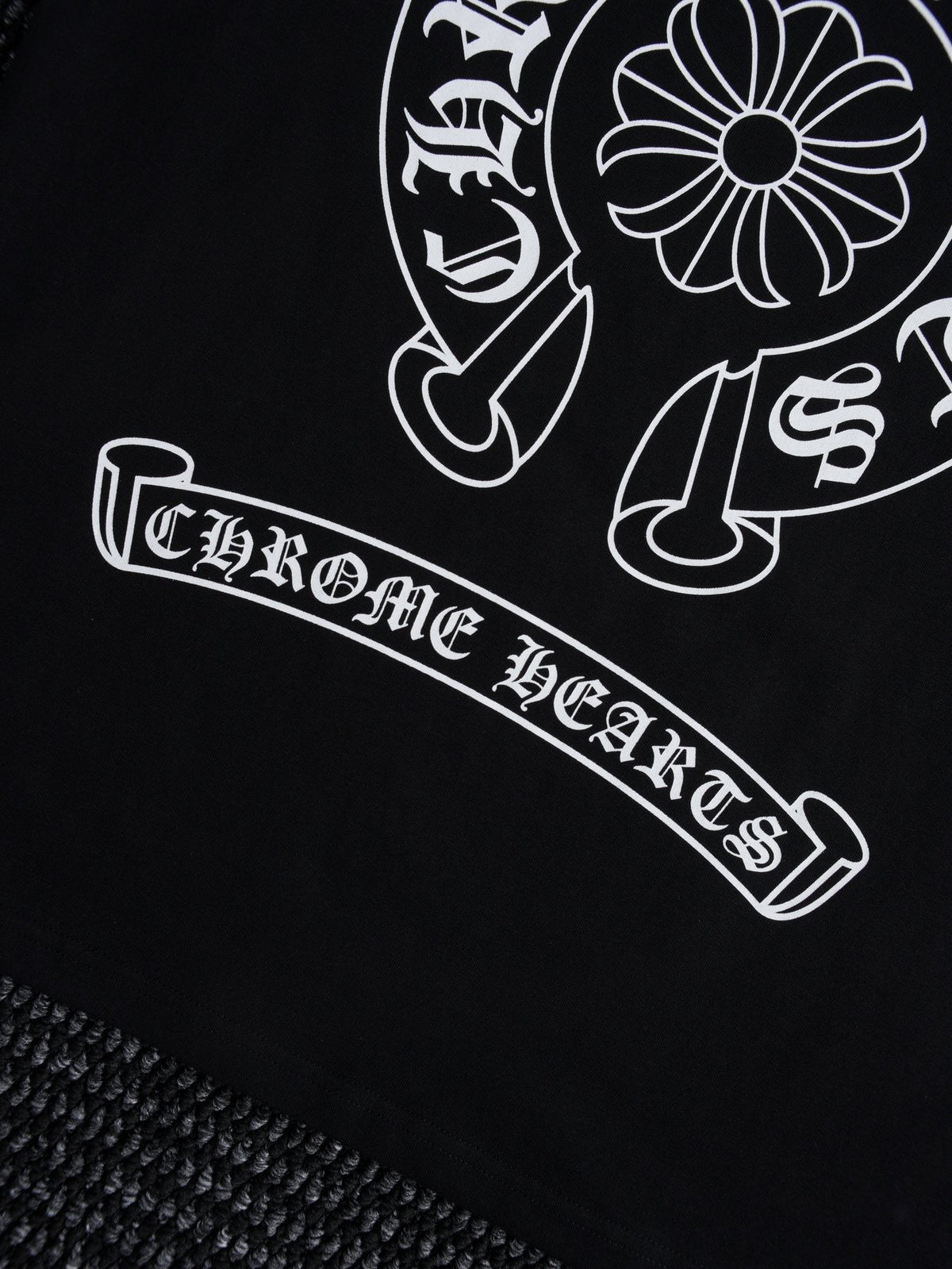 Chrome Hearts Horseshoe Floral Graphic T-Shirt ¡ª detail