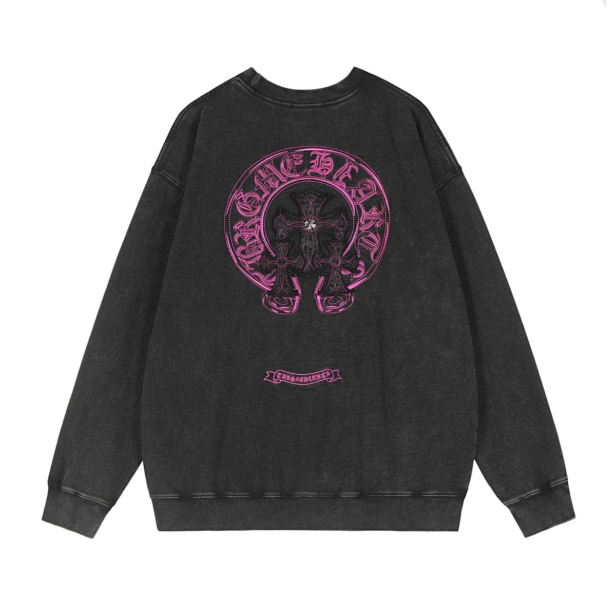 Chrome Hearts Cross Slogan Graphic Sweatshirt ¡ª back