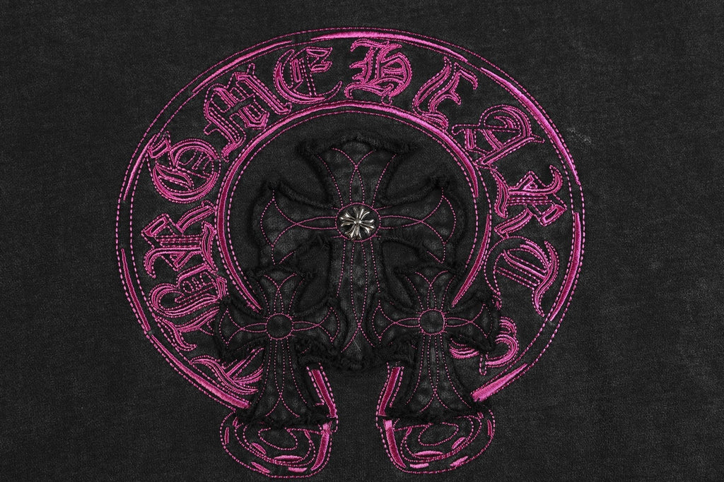 Chrome Hearts Cross Slogan Graphic Sweatshirt ¡ª detail