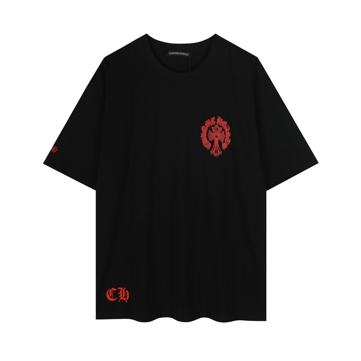 Chrome Hearts Red Cross Graphic Short-Sleeve T-Shirt ¡ª hero