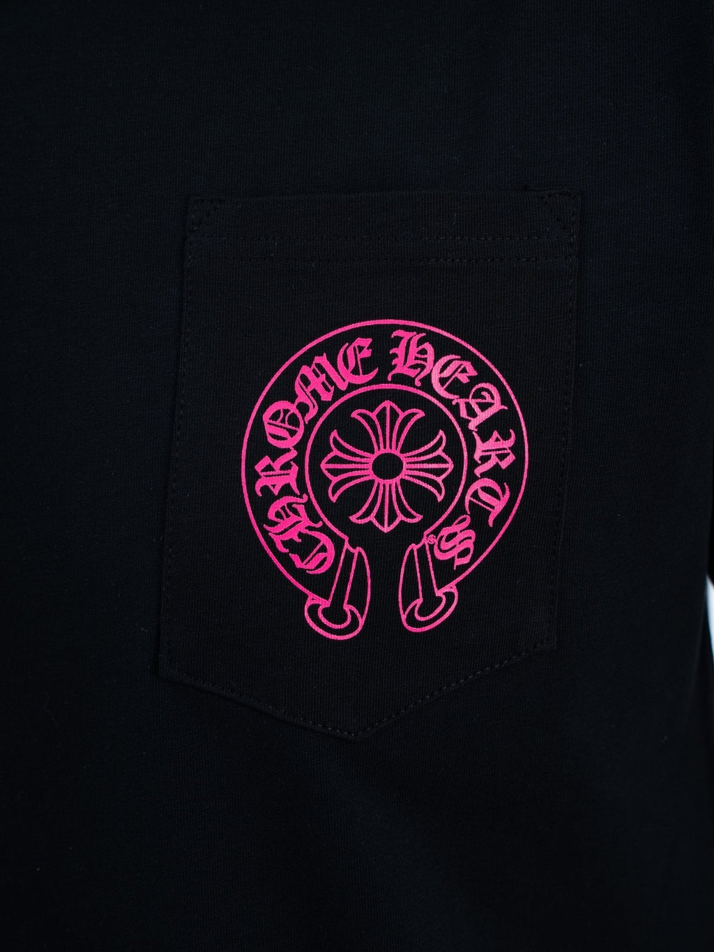 Chrome Hearts Pink Back Graphic Pocket T-Shirt ¡ª detail