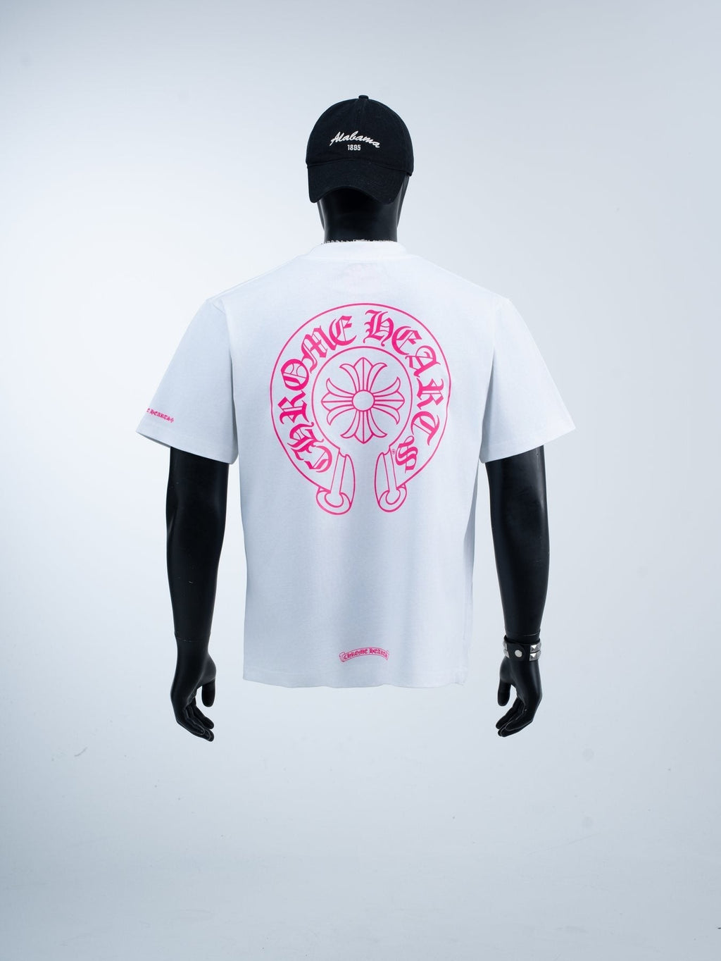 Chrome Hearts Pink Back Graphic Pocket T-Shirt ¡ª back