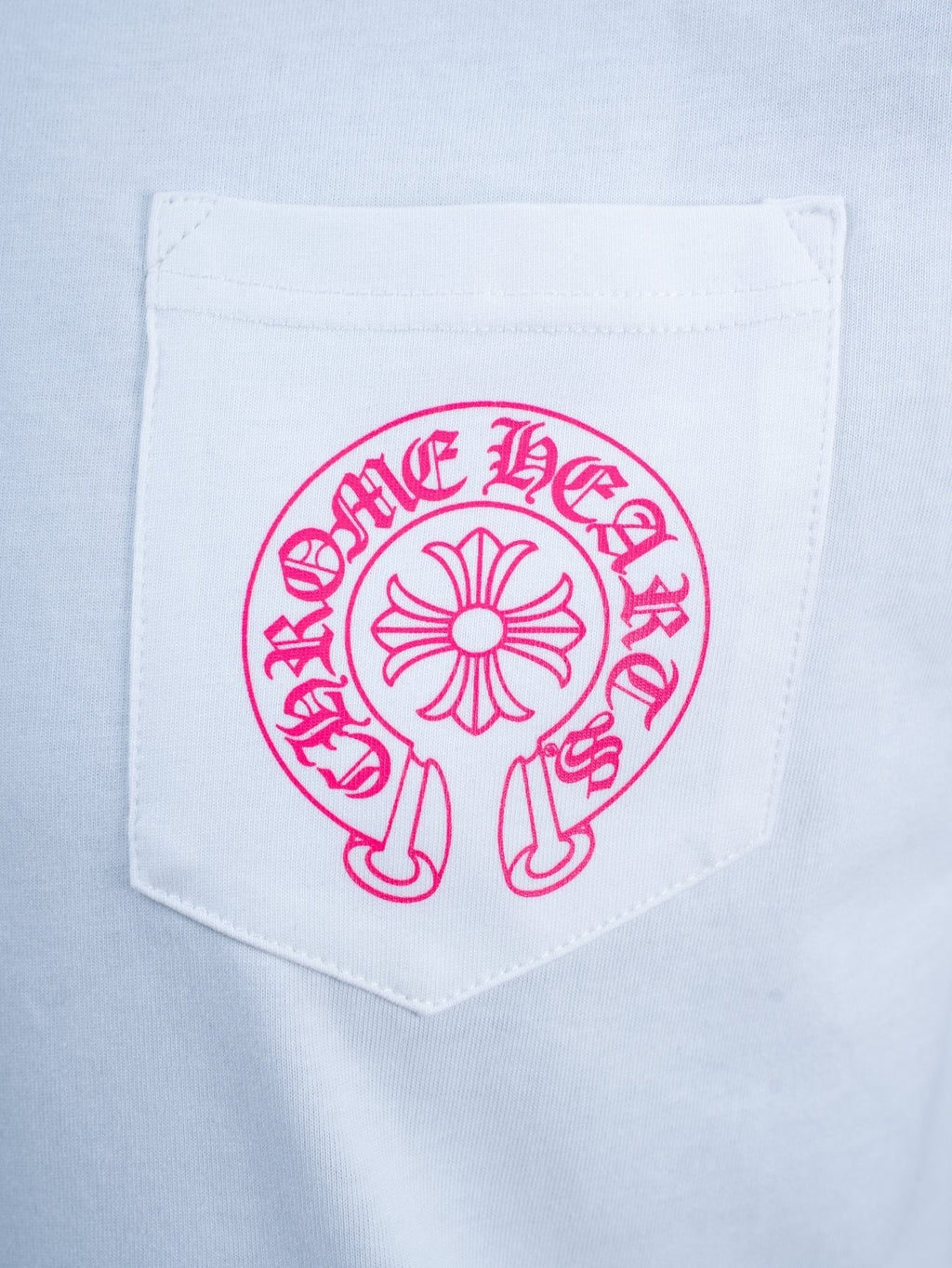 Chrome Hearts Pink Back Graphic Pocket T-Shirt ¡ª detail