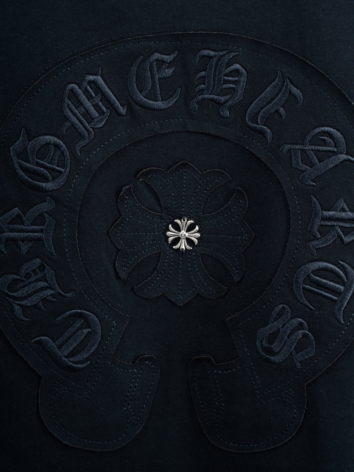Chrome Hearts Horseshoe Floral Graphic T-Shirt ¡ª detail