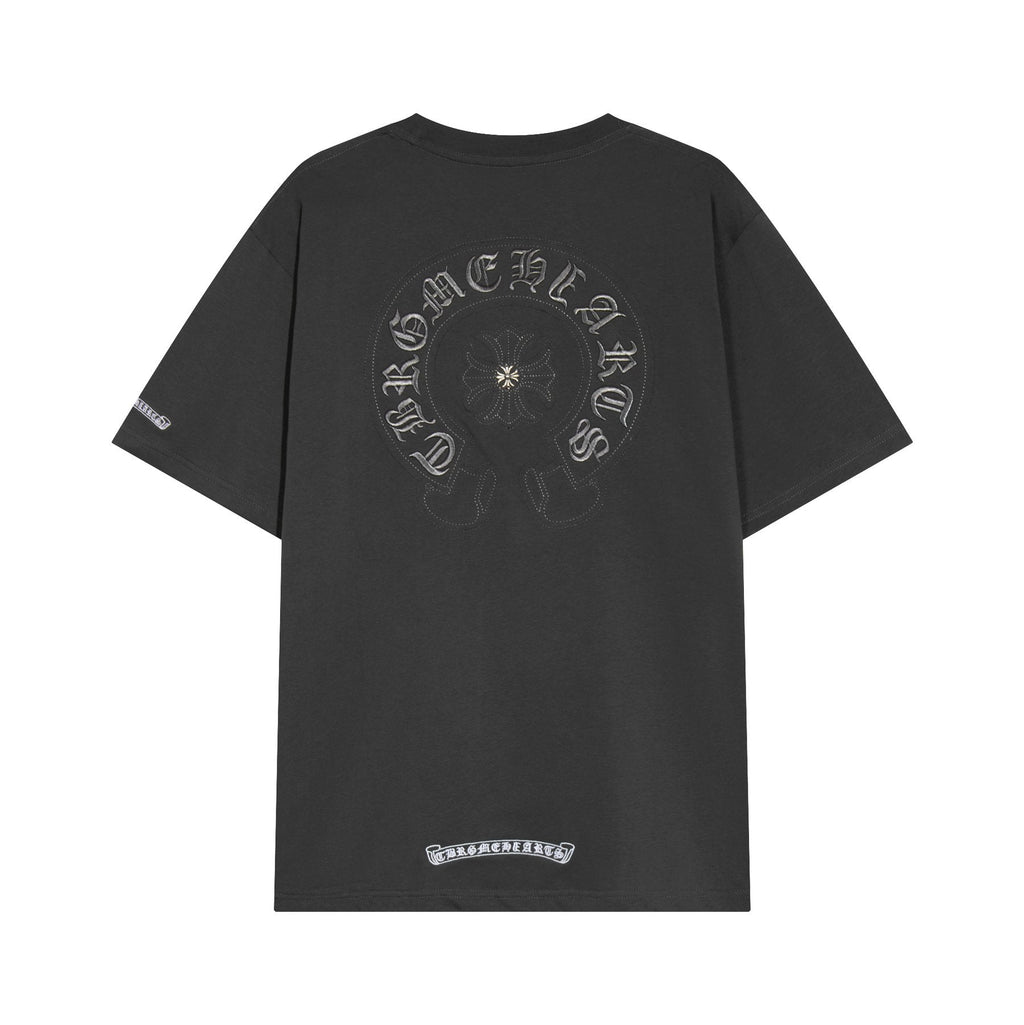 Chrome Hearts Horseshoe Floral Graphic T-Shirt ¡ª back