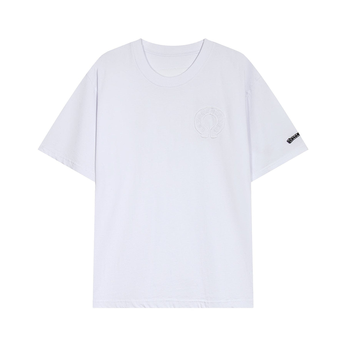 Chrome Hearts Horseshoe Floral Graphic T-Shirt ¡ª front