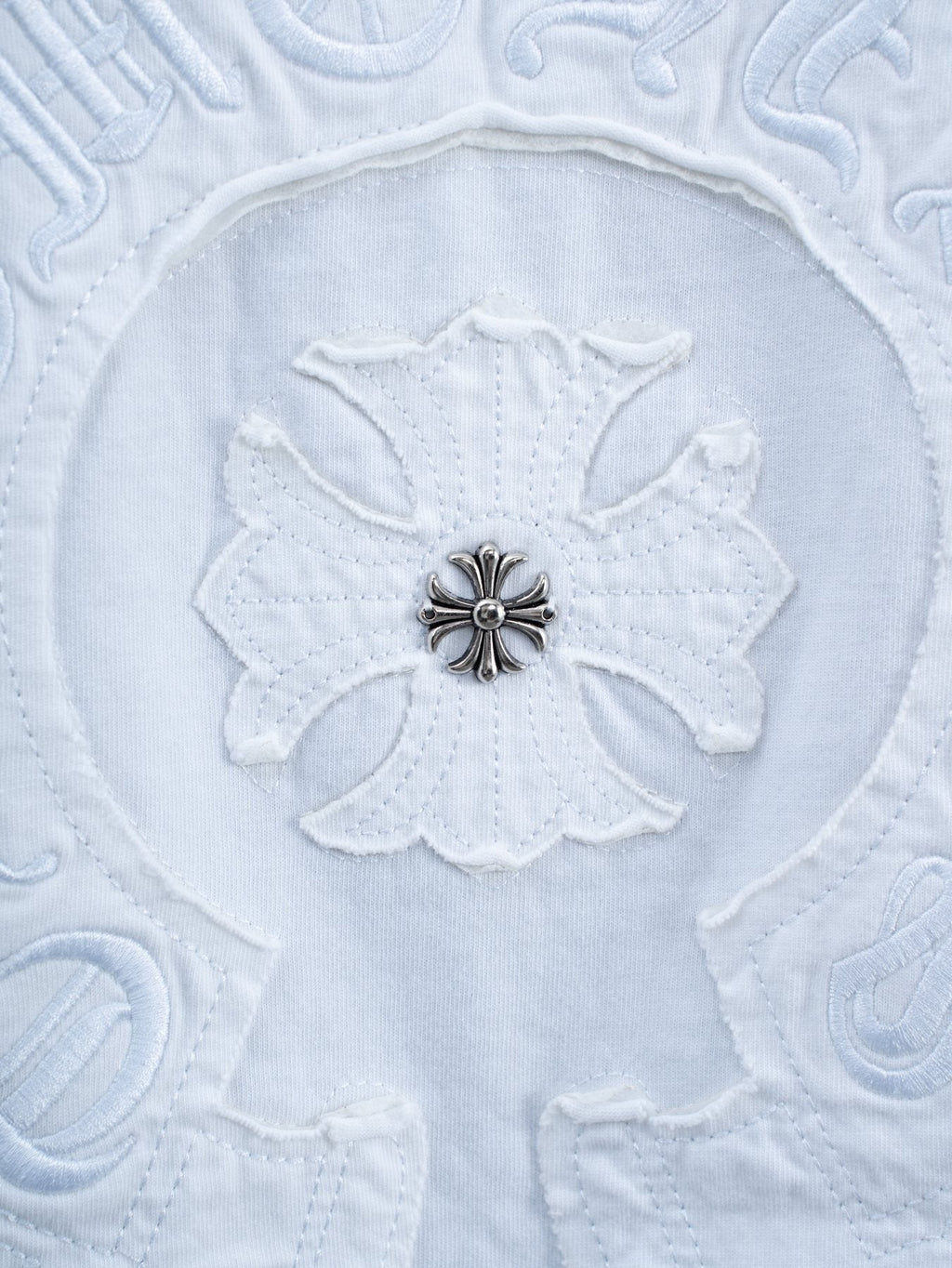 Chrome Hearts Horseshoe Floral Graphic T-Shirt ¡ª detail