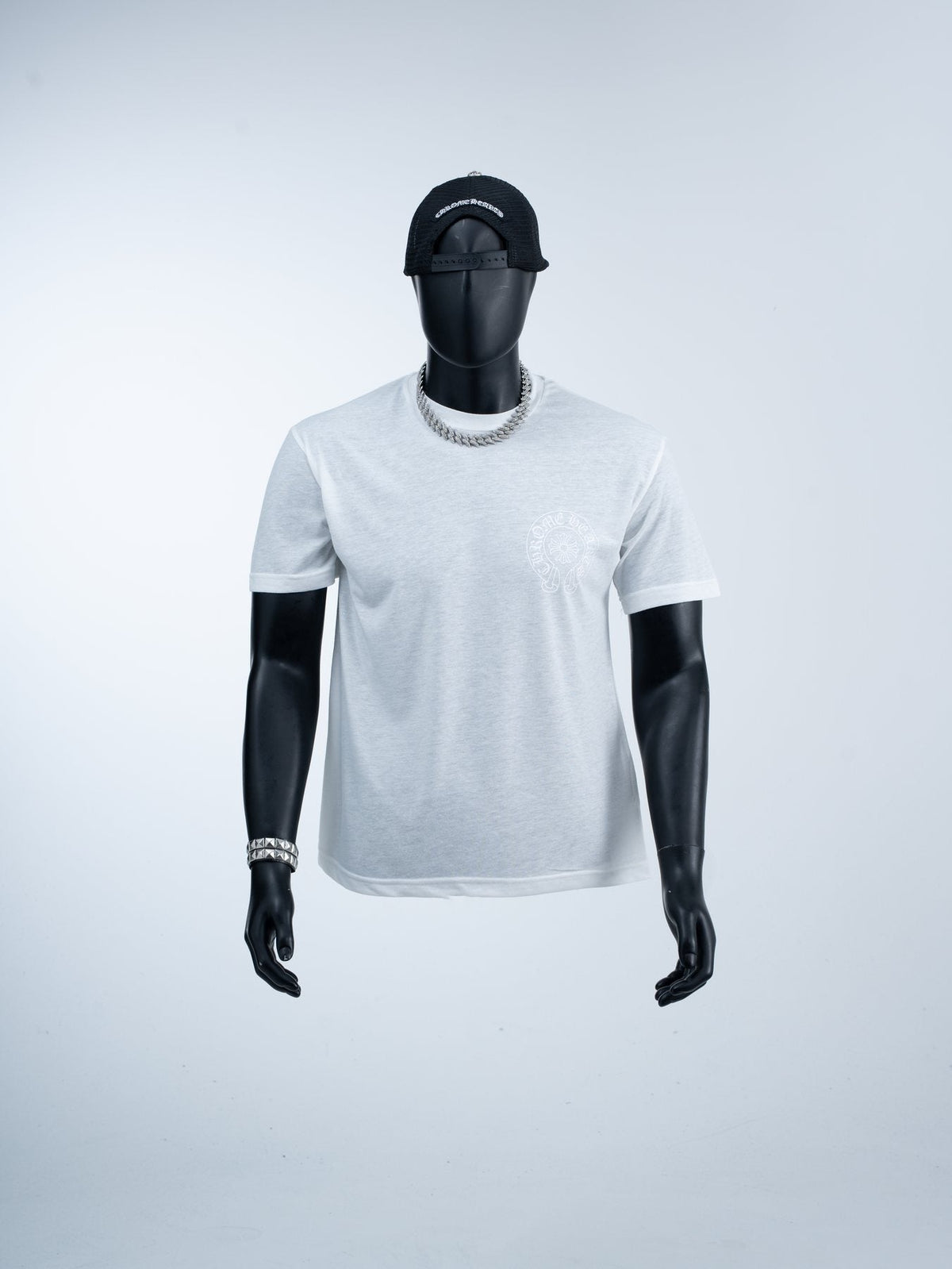 Chrome Hearts Flag Graphic Short-Sleeve T-Shirt ¡ª front